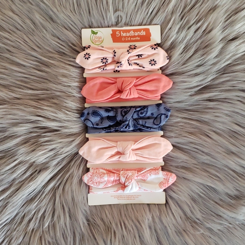 Yoga Sprout Baby Girl Headbands